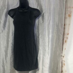 Forever 21 Black Halter Sheath Mini Dress